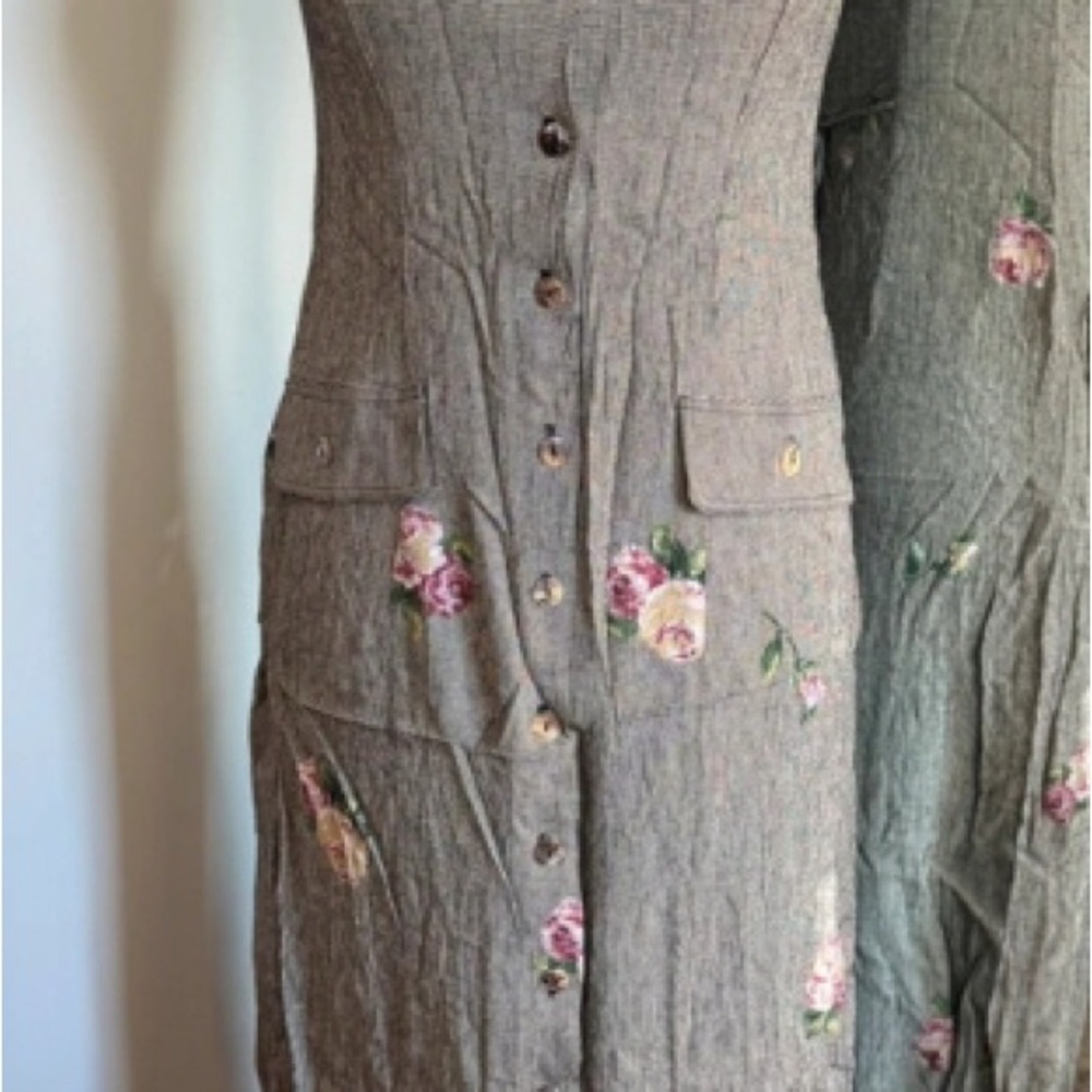 Floral Button-Down Dress